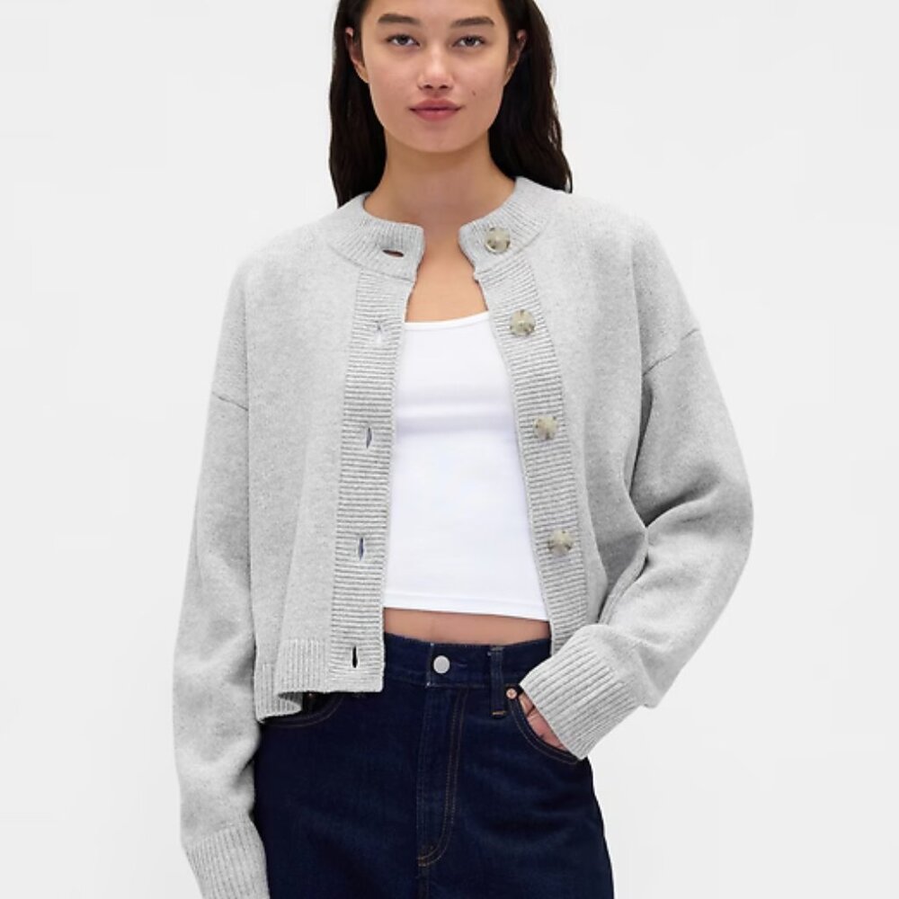 NWOT Gap CashSoft Oversized Chunky Cardigan (L)